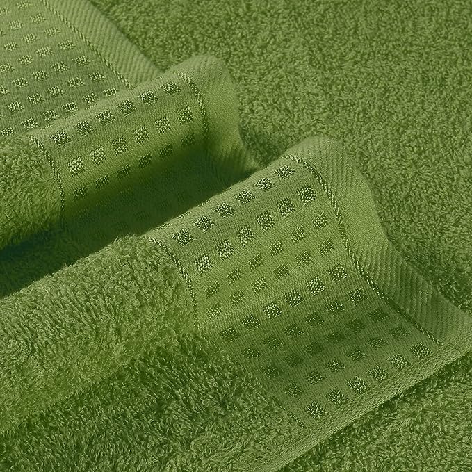 GLAMBURG 100% Cotton 2 Pack Oversized Bath Towel Set 28x55 Inches, Ultra Soft - Image 2