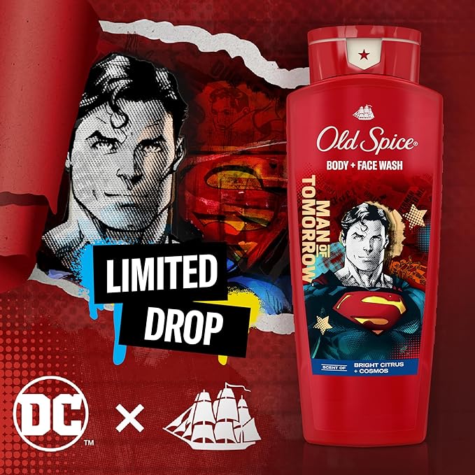 Old Spice Body Wash for Men, Superman: Man of Tomorrow, 3X Defense, 24/7 Shower - Image 6