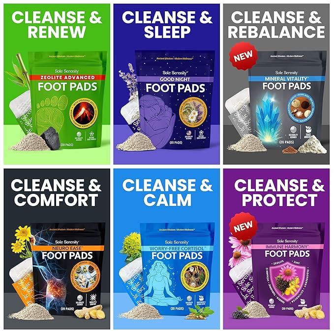 Sole Serenity Foot Pads with Vitamin C, Elderberry, Ginger & Zinc - Image 7