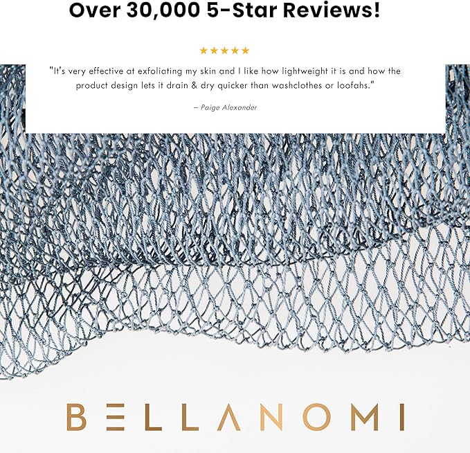 BELLANOMI African Exfoliating Net Sponge, Ethically sourced from Nigeria - Image 3