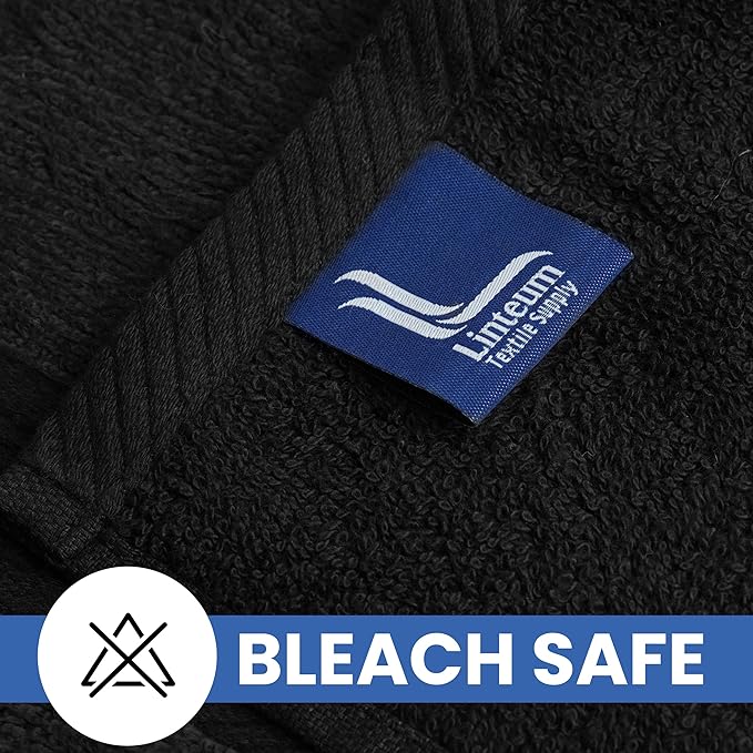 Linteum Textile Supply Luxury Hair Towels 100% Ring Spun Cotton Bleach Proof - Image 8