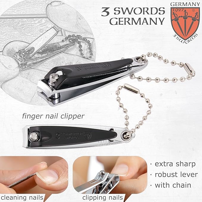 3 Swords Germany – Brand Quality fingernail & toenail Clipper, Pedicure Nail - Image 2