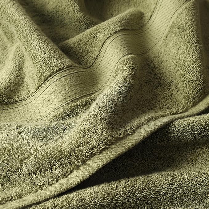 Superior Egyptian Cotton Pile 6 Piece Towel Set, Includes 2 Bath, 2 Hand - Image 4