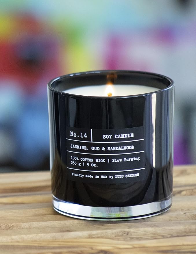 Lulu Candles | Spearmint Eucalyptus | Luxury Scented Soy Jar Candle | Hand - Image 5