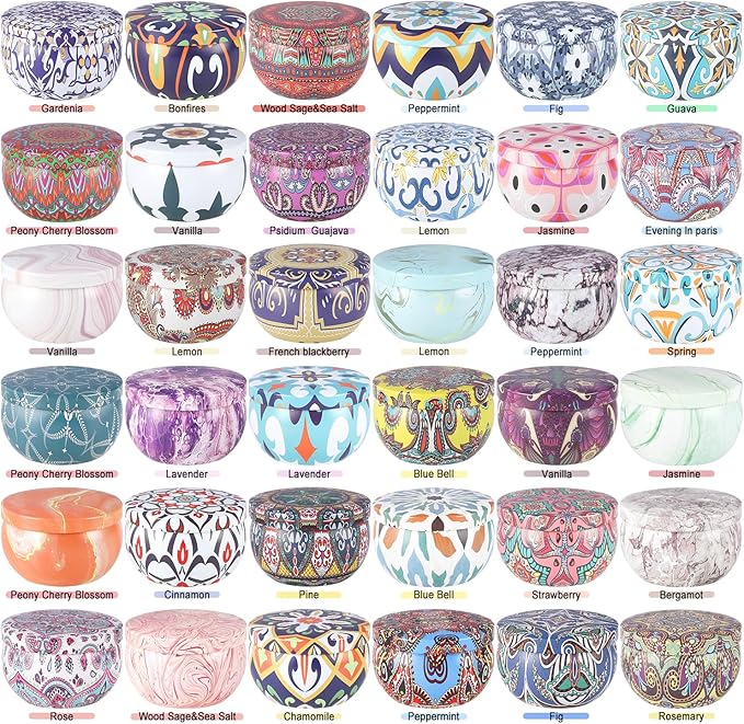 36 Pack Scented Candles Set for Home, Relaxing Stress Relief, Aromatherapy - Image 3