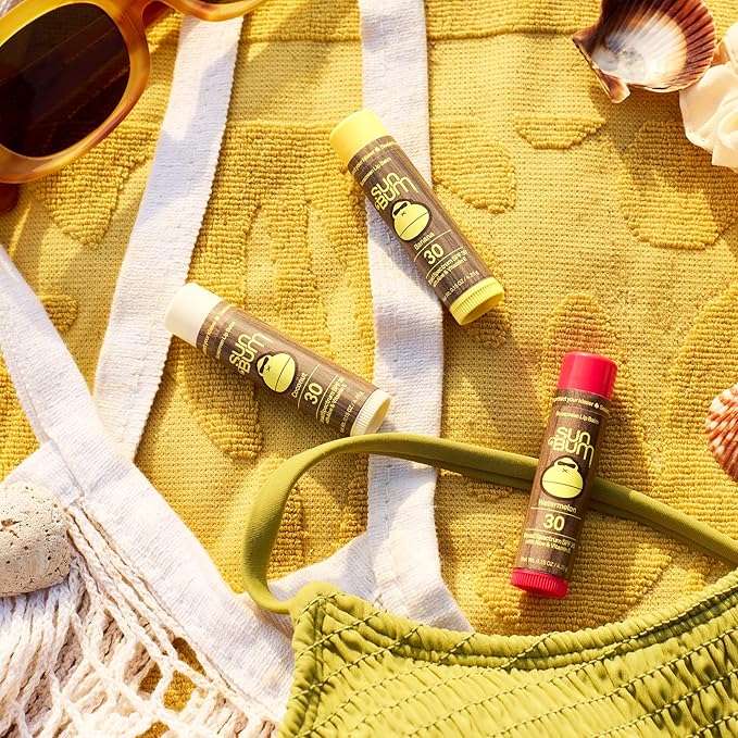 Sun Bum SPF 30 Sunscreen Lip Balm 3 Flavor Variety Pack - Image 3