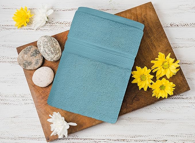 Towel and Linen Mart 4 Pieces Bath Towel Sets - Image 7