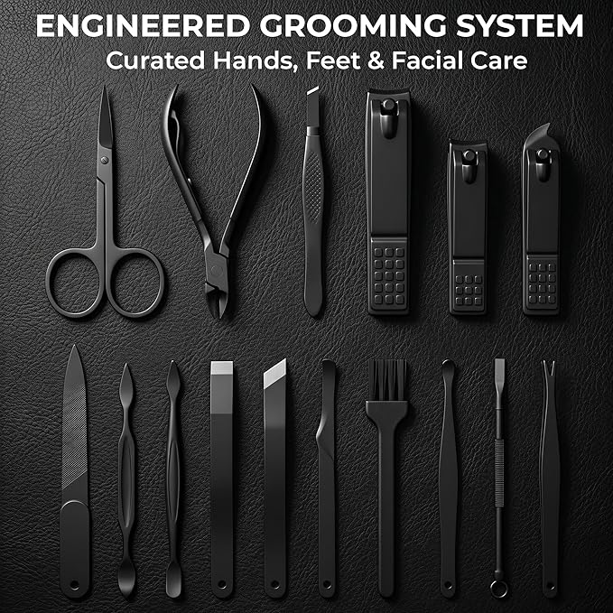 Earth & I Precision-Forged Stainless Steel Manicure Set - Image 7