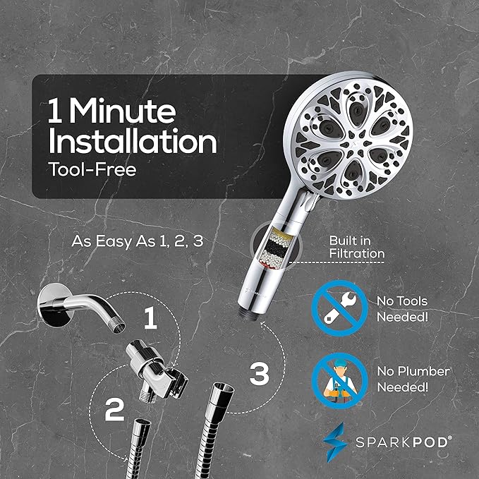 SparkPod 10-Mode Handheld Shower Head - Image 7