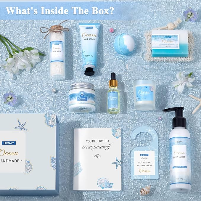 Mothers Day Gifts for Women, Spa Gifts Basket for Women, Self Care Gifts for Mom - Image 2