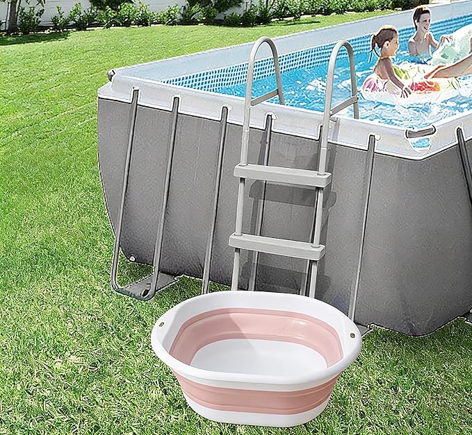 Portable Pool Foot Bath, Collapsible Pool Foot Wash Basin Tub, Foot Bath Basin - Image 7