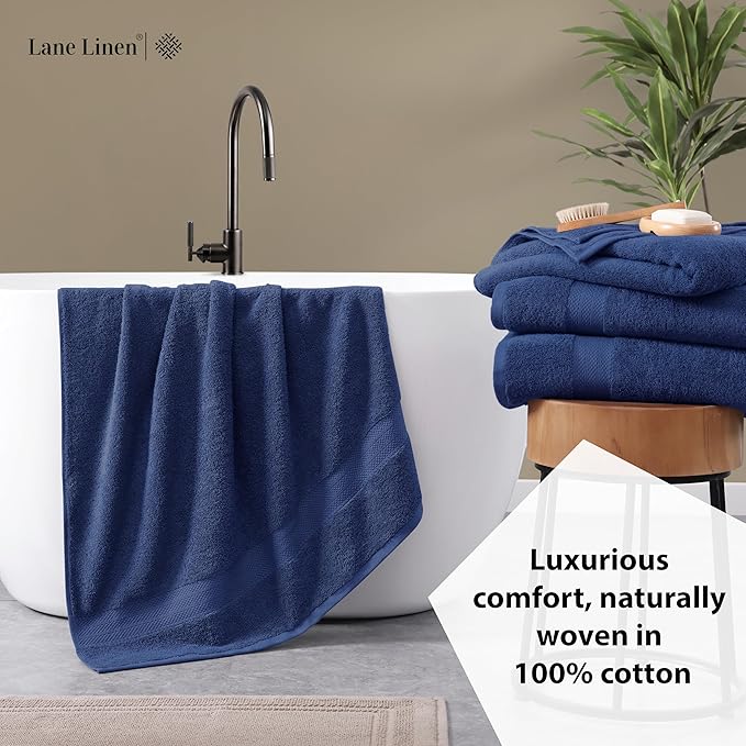 LANE LINEN Bath Towels 4 Pack - Image 4