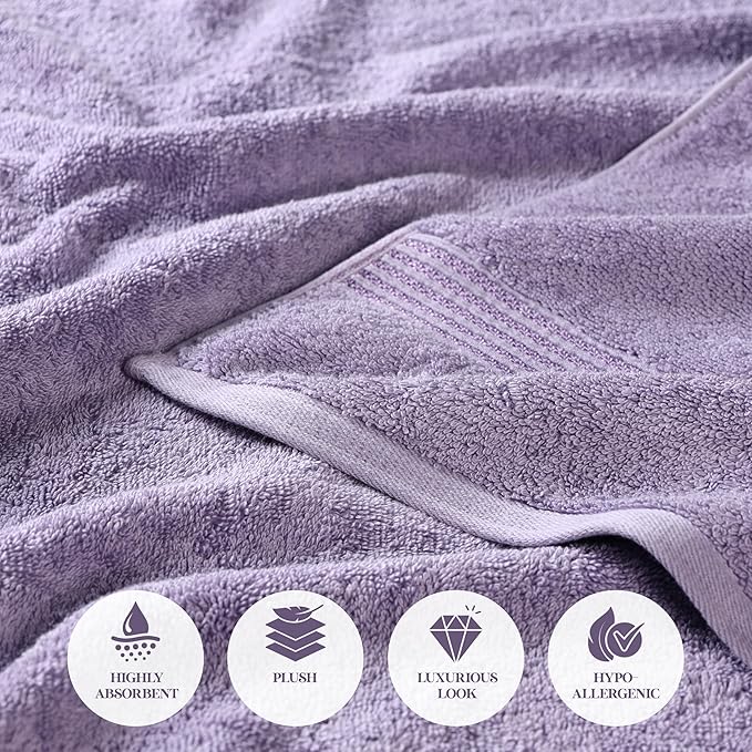 Superior Egyptian Cotton 6-Piece Towel Set, Bathroom Essentials, Towels - Image 8