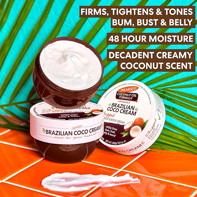 Palmer's Brazilian Coco Hot Mama Firming Kit, Coconut Oil Formula Skin Care Duo - Image 4