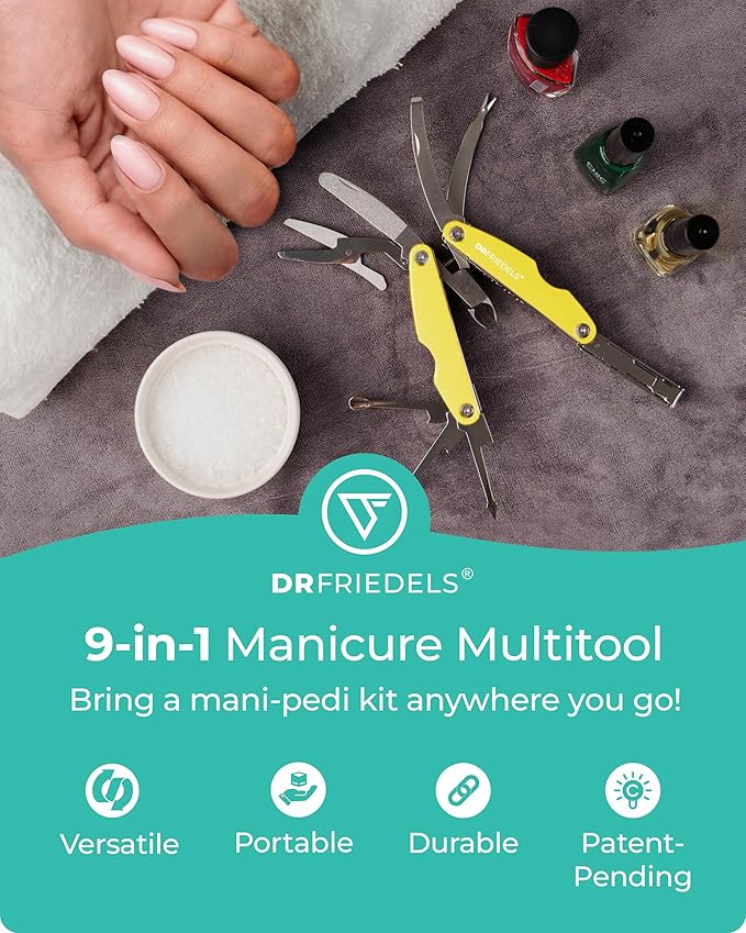Manicure and Pedicure Kit - 9 in 1 Professional Manicure Set - Image 2