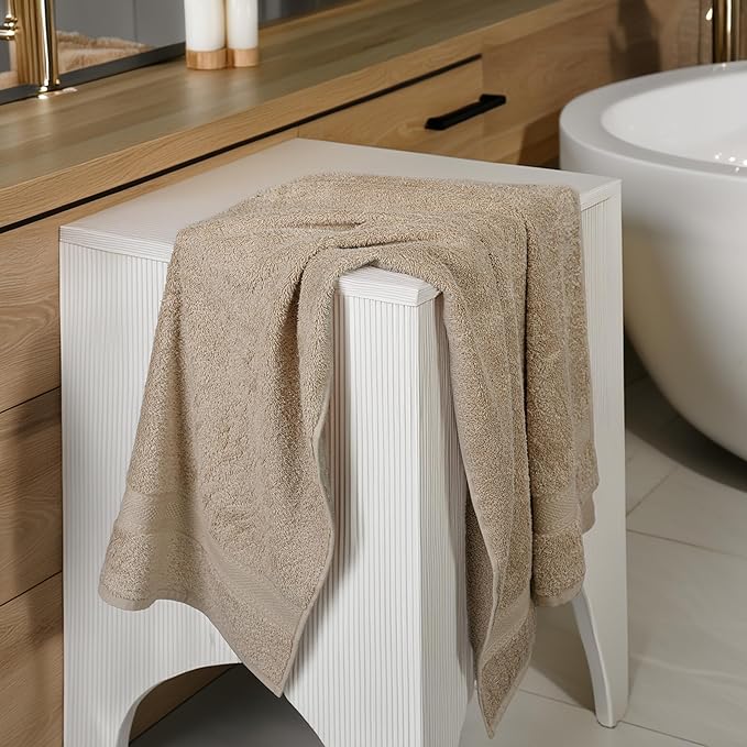 Commercial Bulk Pack of 12 Bath Towels – 100% Cotton Terry 24" x 48" – Ideal - Image 3