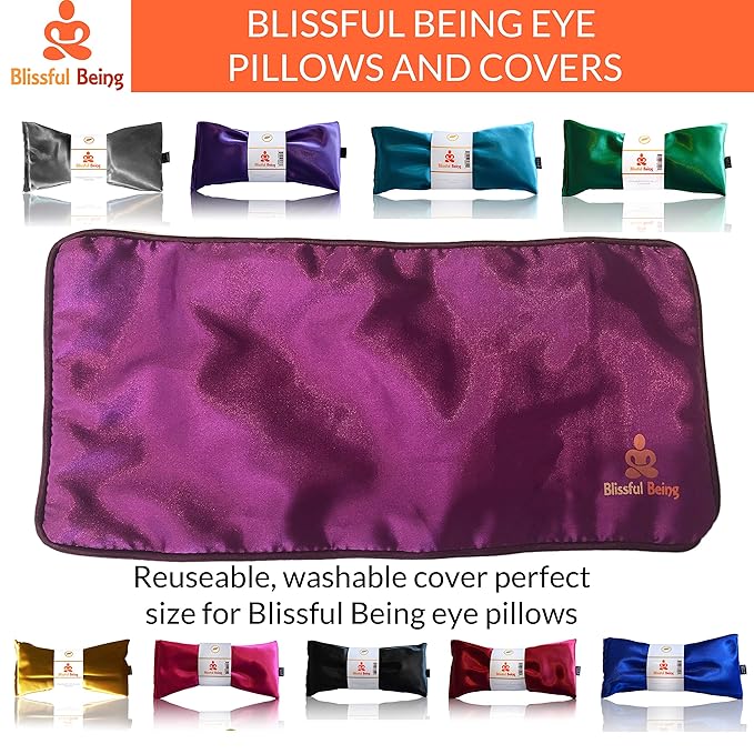 Silk Eye Pillow- Lavender Eye Pillow - Image 4