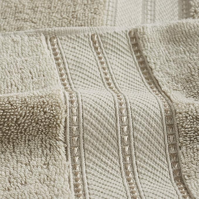 Modern Threads 4-Pack SpunLoft Bath Sheet Sand 35x66 - Image 6