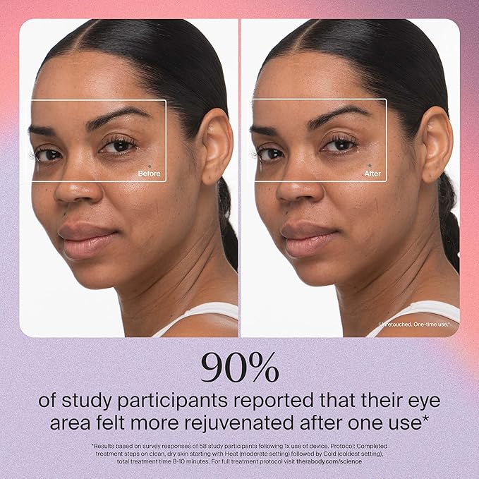 Therabody TheraFace Depuffing Wand – Cold and Heat Skincare Treatment to Depuff - Image 4