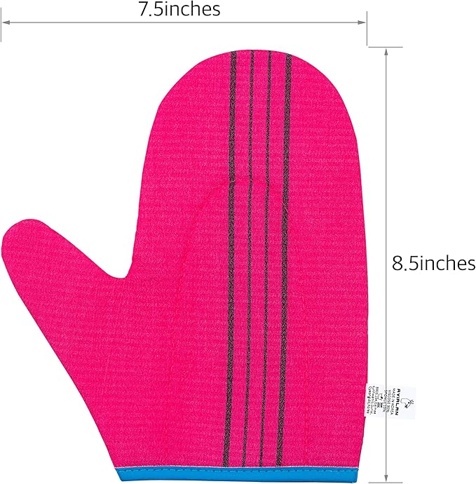 Exfoliating Glove Korean Skin Care Body wash loofah face Lip Body Scrub Dry - Image 8