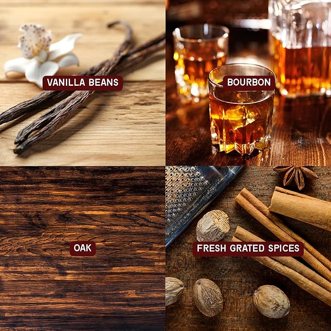 DW Home Woodsmoke Bourbon Scented Candle – Smoked Vanilla, Oak Aged Bourbon & - Image 2