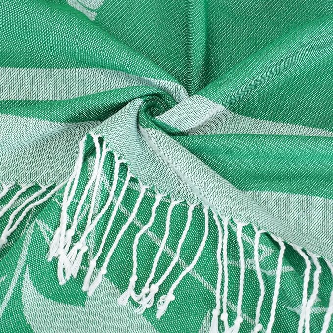 Genovega Oversized Cotton Turkish Beach Towels 72"x36" Lightweight Quick Dry - Image 5