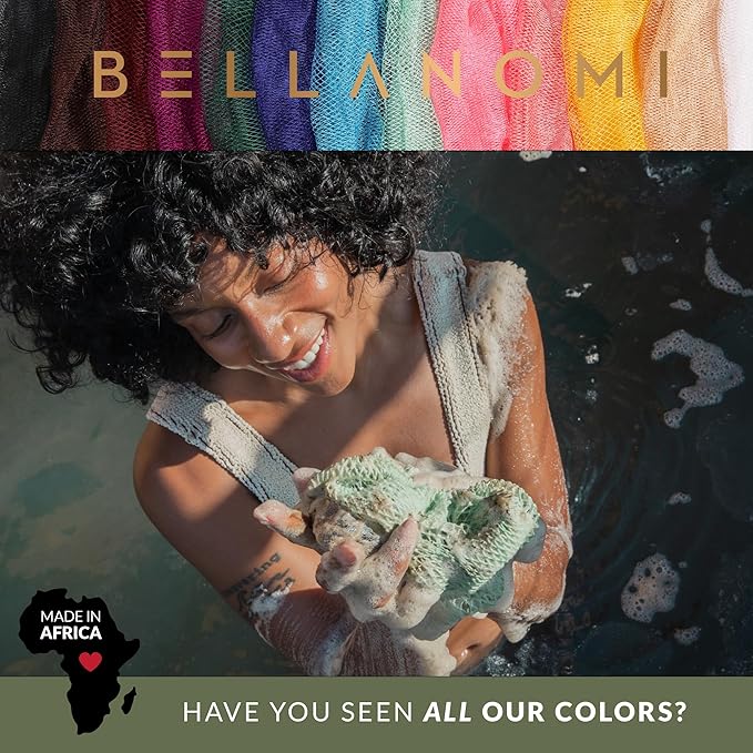 Bellanomi African Exfoliating Net Sponge Authentic Ethically Sourced from - Image 9