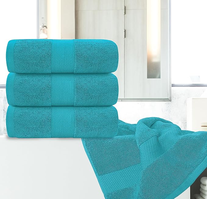 White Classic Luxury Bath Towels Large - Image 6
