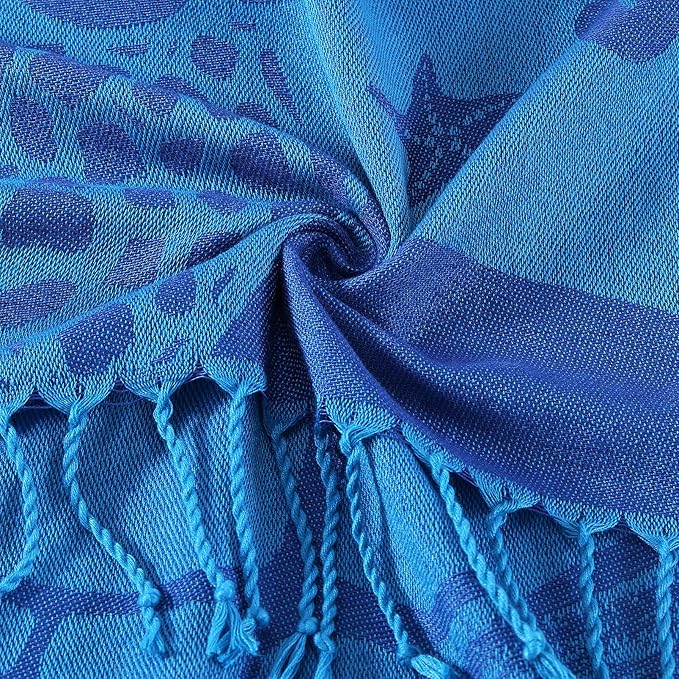 Genovega 6 Packs Oversized Turkish Beach Towels Set 74"x38" Extra Large Sand - Image 2