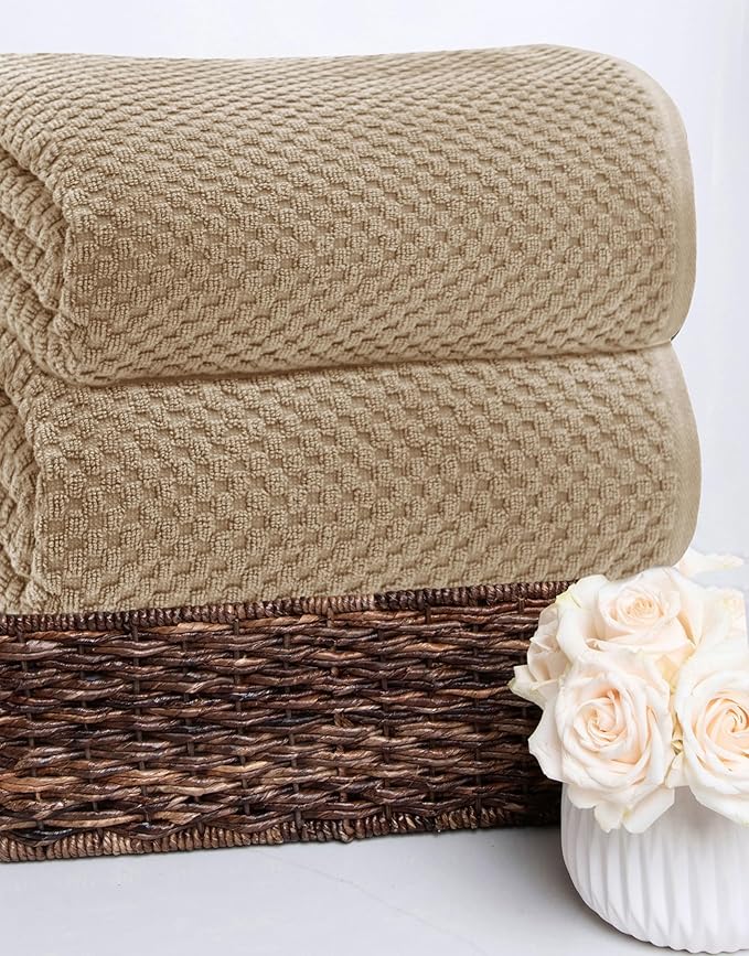 COTTON CRAFT Waffle Bath Sheets - Image 6