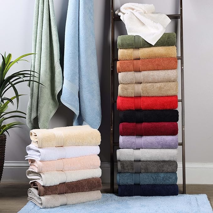Superior Egyptian Cotton 10-Piece Face Towel Set, Small Towels - Image 10