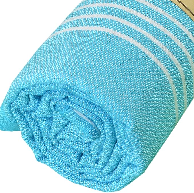 Bersuse Towels Anatolia XL Beach Blanket Throw Blanket Turkish Towel 100% - Image 6