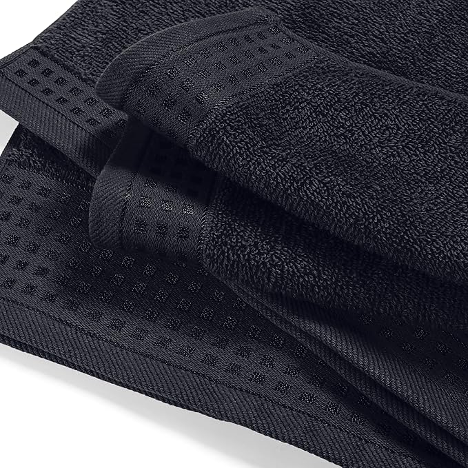 GLAMBURG Ultra Soft 4 Pack Oversized Bath Towel Set 27x54 inches, 100% Cotton - Image 2