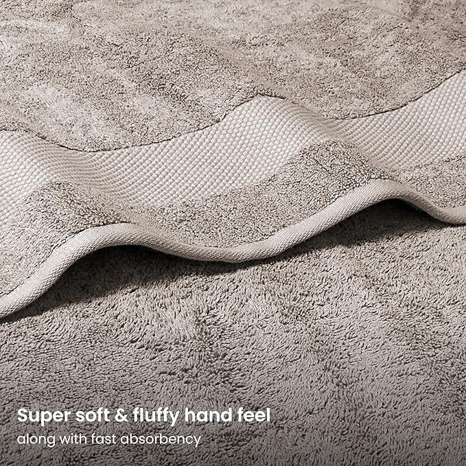 BIOWEAVES 100% Organic Cotton 700 GSM Plush Washcloths 13" x 13" GOTS Certified - Image 2