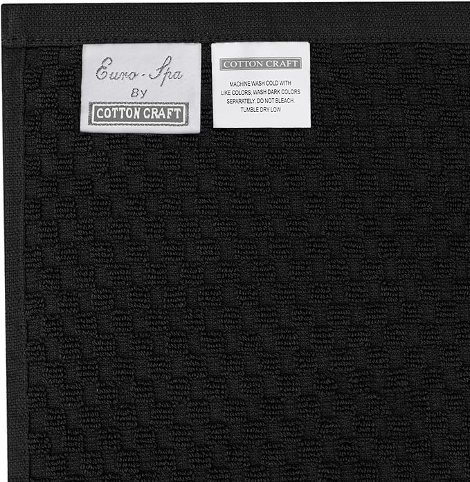 COTTON CRAFT Waffle Bath Towel - Image 7