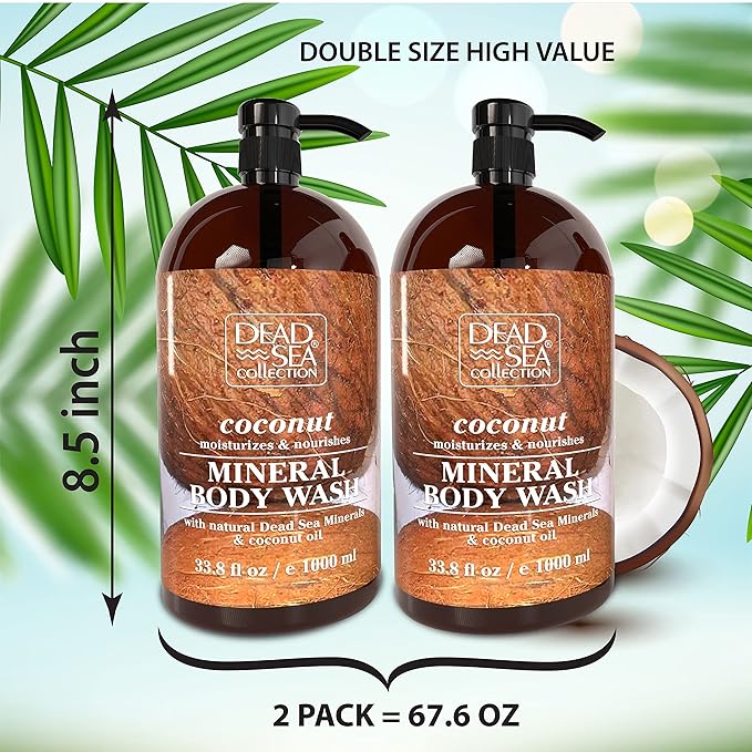 Dead Sea Collection Coconut Body Wash - Image 2