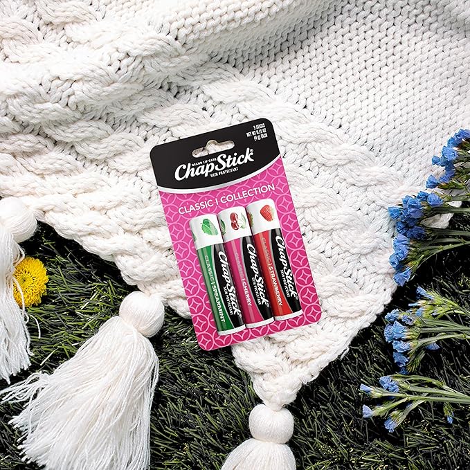 ChapStick Lip Care Set, Classic Collection 3-Pack – Spearmint, and Strawberry - Image 9