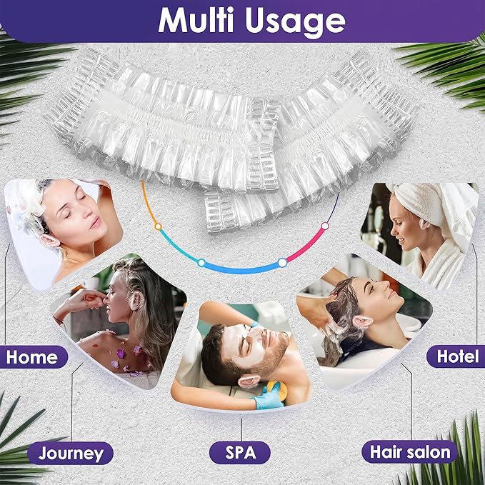 100 Pcs Ear Cover for Shower – Disposable Ear Covers for Hair Dryer – Easy to - Image 8