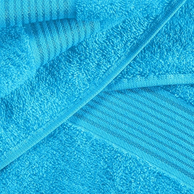 Elvana Home Ultra Soft 6 Pack Cotton Towel Set, Contains 2 Bath Towels 28x55 - Image 2