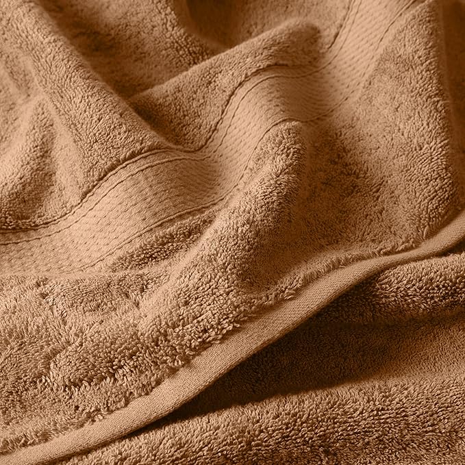 SUPERIOR Egyptian Cotton Pile 6 Piece Towel Set, Includes 2 Bath, 2 Hand - Image 4