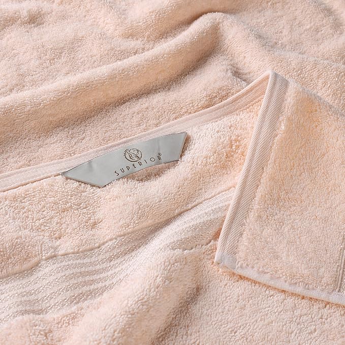 Superior Egyptian Cotton 9-Piece Towel Set, Guest Bath Decor Essentials - Image 5