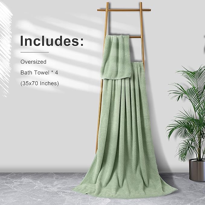 Extra Large Bath Towel Sheet Set 35x70 Inches - Image 6
