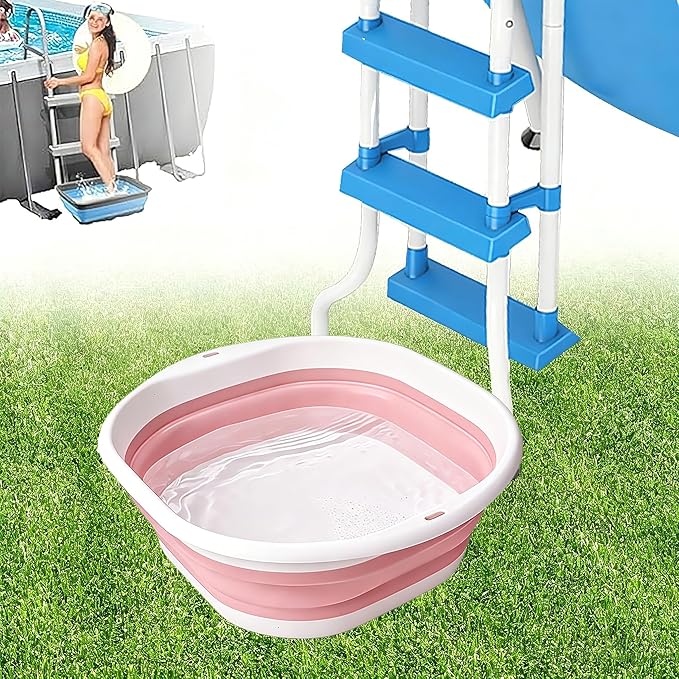 Portable Pool Foot Bath, Collapsible Pool Foot Wash Basin Tub, Foot Bath Basin by ESEHGS