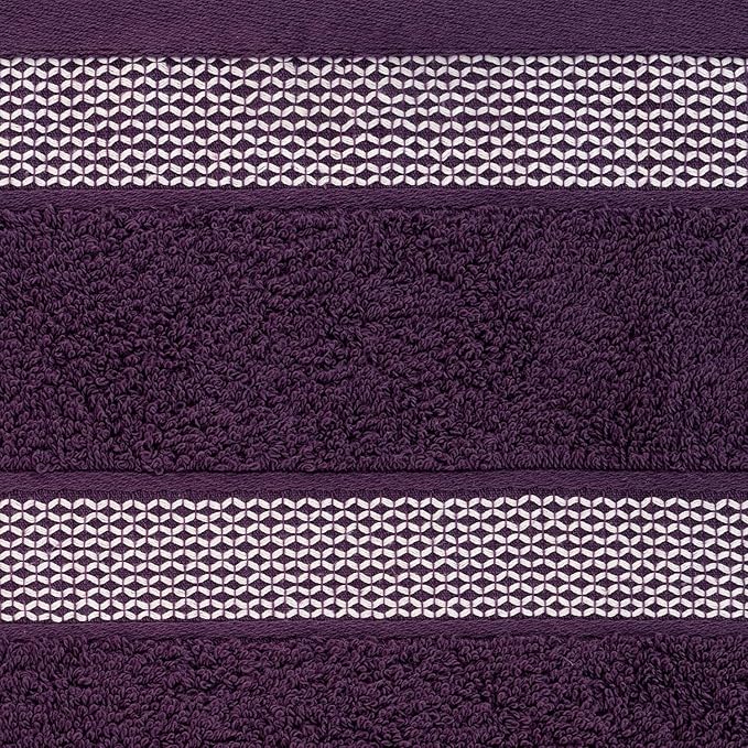 CASA COPENHAGEN Solitaire 6Pcs 100% Egyptian Cotton Large Designer Towels Gift - Image 8
