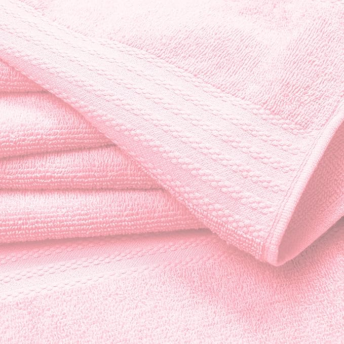GLAMBURG Premium Cotton 4 Pack Bath Towel Set - Image 2