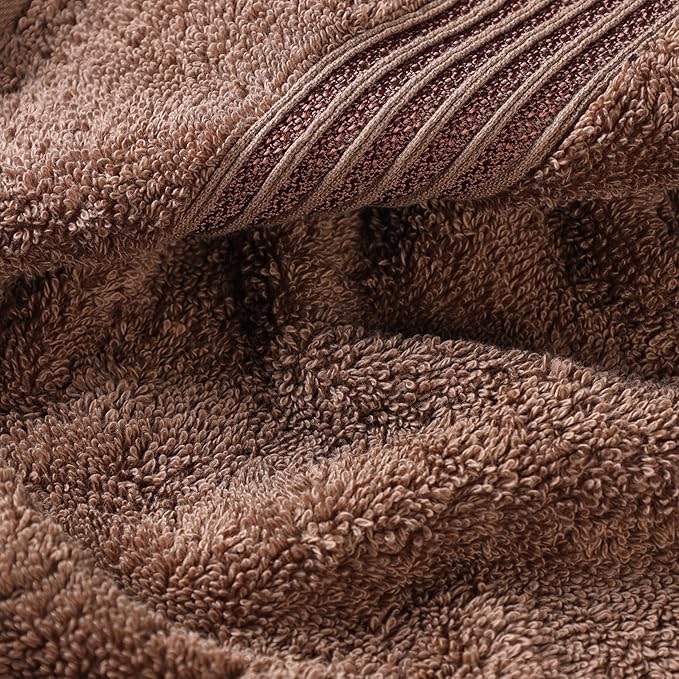 Superior Egyptian Cotton 8-Piece Towel Set, Guest Bath Decor Essentials - Image 6