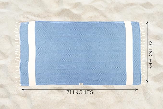 Turkish Beach Towel Oversized Clearance XL 40x71- Sand Free - Image 6