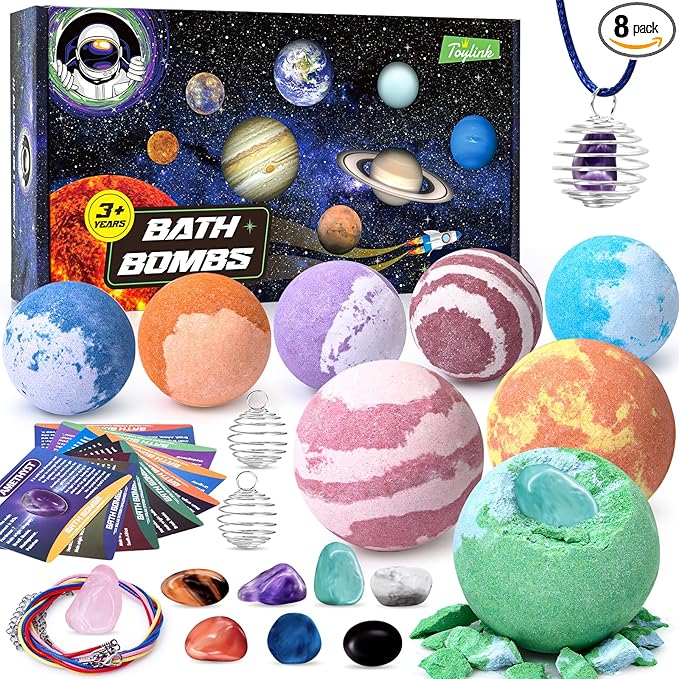 Toylink Galaxy Bath Bombs for Kids by Toylink