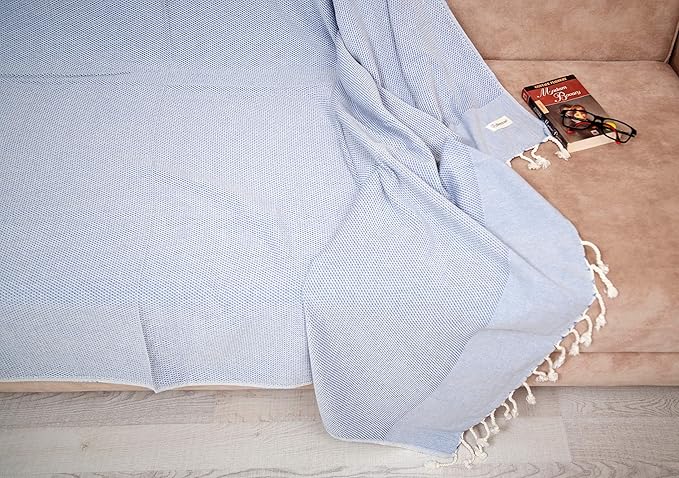 Bersuse 100% Cotton Ventura XL Throw Blanket - Image 3