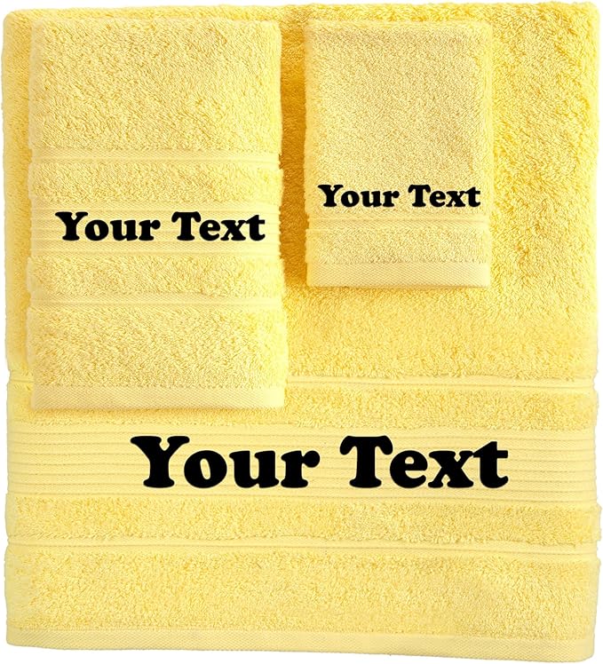 Personalize Your Towels with Custom Embroidery: Names, and Initials. Perfect - Image 2
